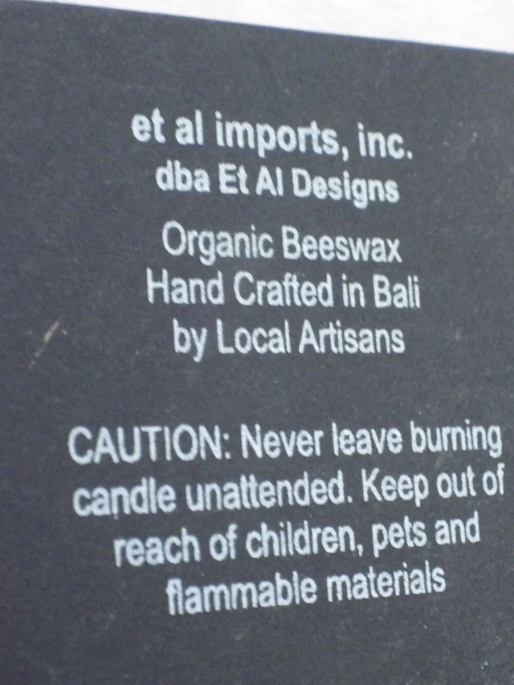 Et Al Designs Taper Candles/ Red & Gold? New in Box